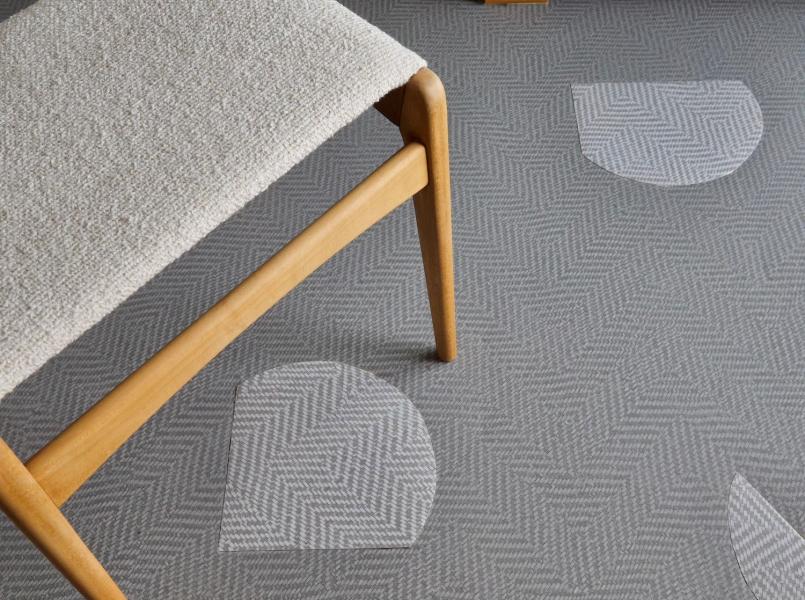 Tapis DIY en chutes de pose